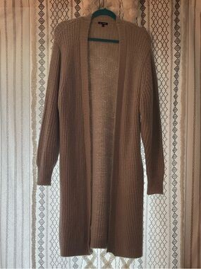 Open-Front Cardigan in Grey